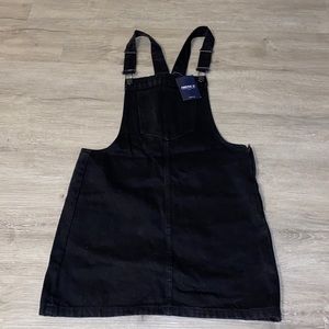 New overall jean dress